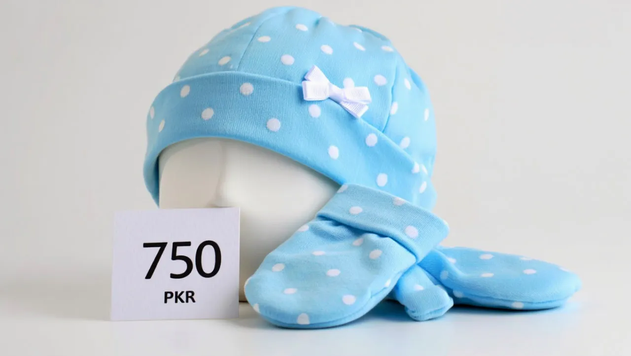 Baby Cap & Mittens Set